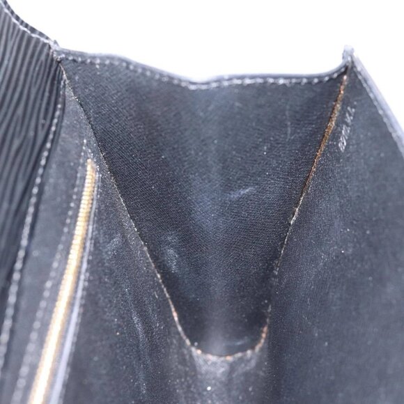 LOUIS VUITTON Epi Art Deco Clutch Bag Black M52632 LV Auth th5039 - Picture 13 of 16